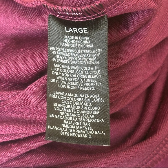 Sam Edelman Velvet Romper Size Large - Burgundy - Picture 8 of 14